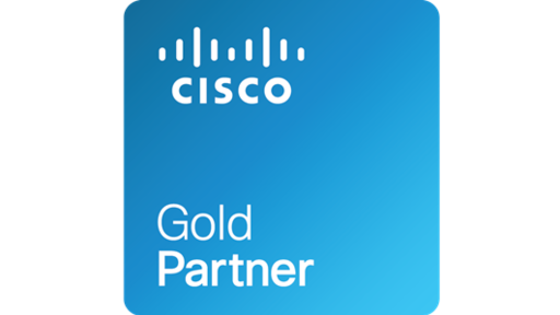 Logo von unserer Zertifizierung als Cisco Gold Partner