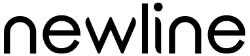 das Newline Logo in schwarz