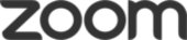 das Zoom Logo in schwarz und weiß